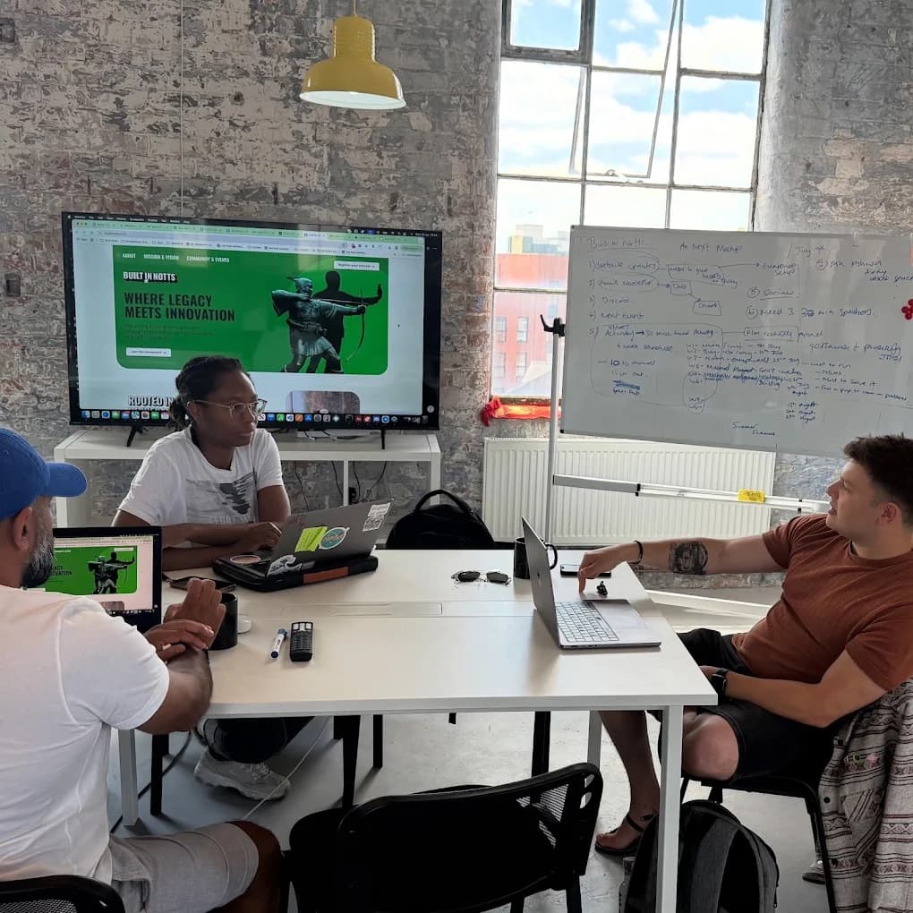 Martin Sandhu speaking at a founder event